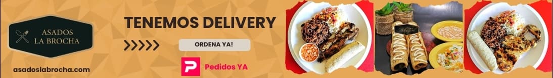 tenemos delivery en asados la brocha